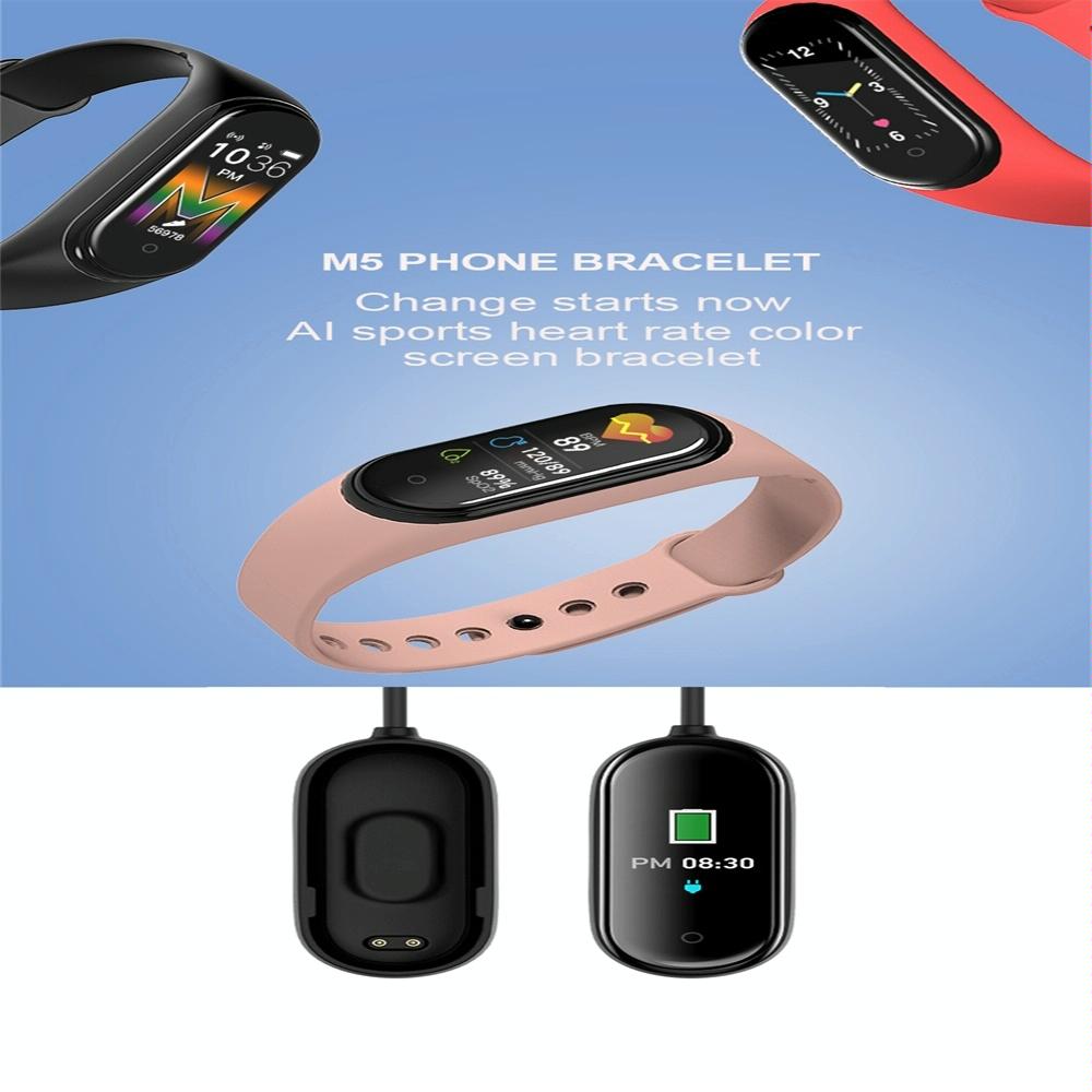 Waterproof Bluetooth Smart Watch With Hr / Bp Monitoring And Colour Screen - Red