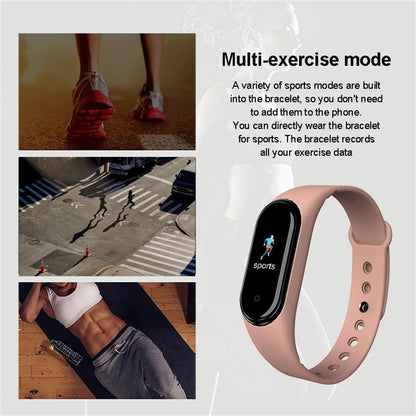 Waterproof Bluetooth Smart Watch With Hr / Bp Monitoring And Colour Screen - Red