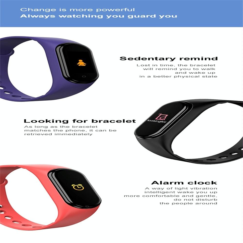 Waterproof Bluetooth Smart Watch With Hr / Bp Monitoring And Colour Screen - Red