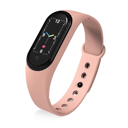Waterproof Bluetooth Smart Watch With Hr / Bp Monitoring And Colour Screen - Red