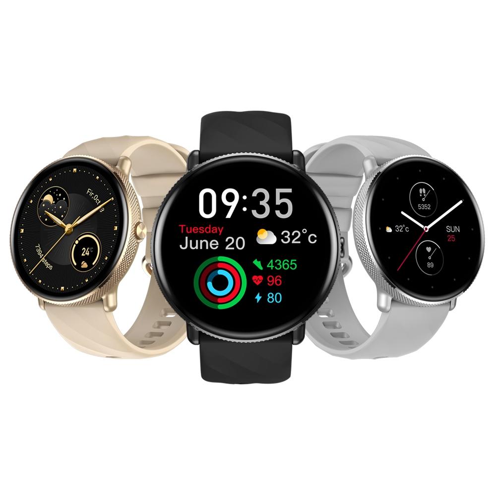 1.43 Inch Screen Voice Calling Smart Watch Support Heart Rate / Blood Pressure / Blood Oxygen - Silver