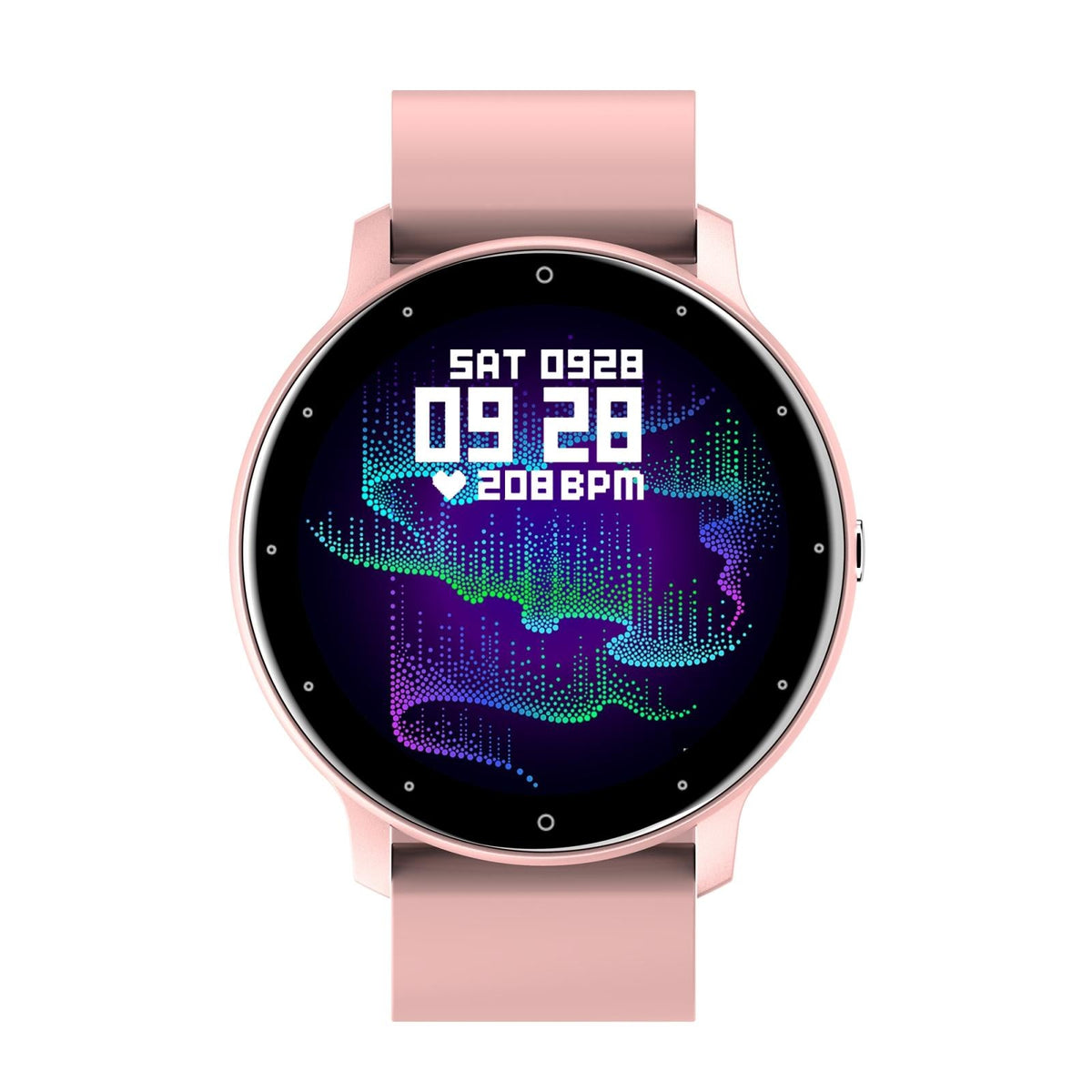 Smart Watch With Heart / Bp / Oxygen / Sleep Monitoring - Ip67 Waterproof - Blue