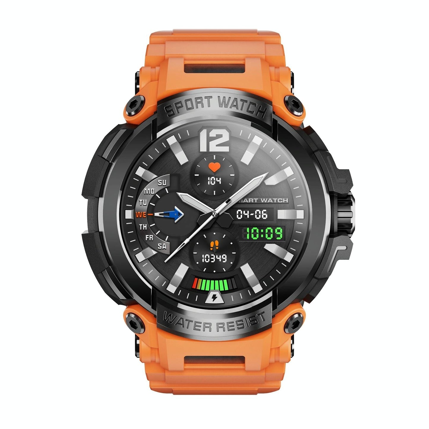 1.5 Inch Colour Screen Bluetooth Smart Watch Health & Sports Monitoring - Green