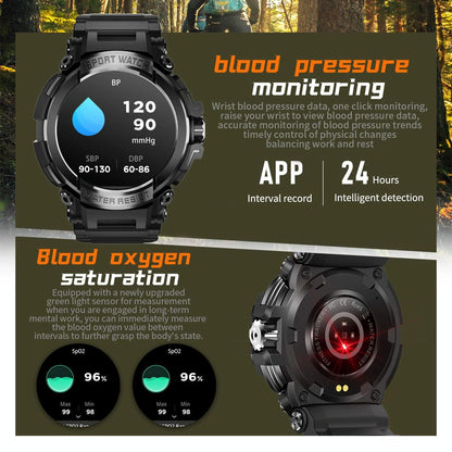 1.5 Inch Colour Screen Bluetooth Smart Watch Health & Sports Monitoring - Green