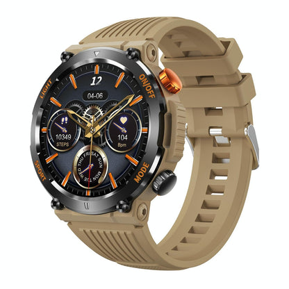 1.46 Inch Round Screen Bluetooth Smart Watch Support Health Monitoring & 100+ Sports Modes - Black