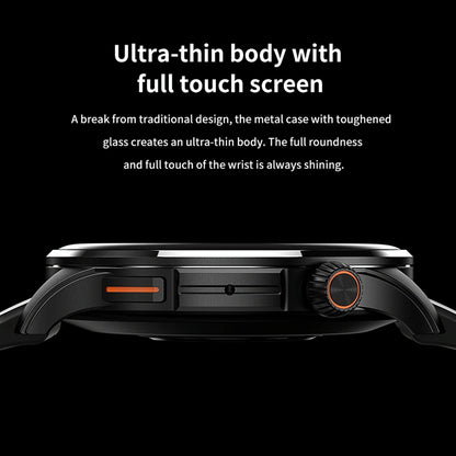 1.43 Inch Bt5.1 Smart Sport Watch With Health Monitoring - Black