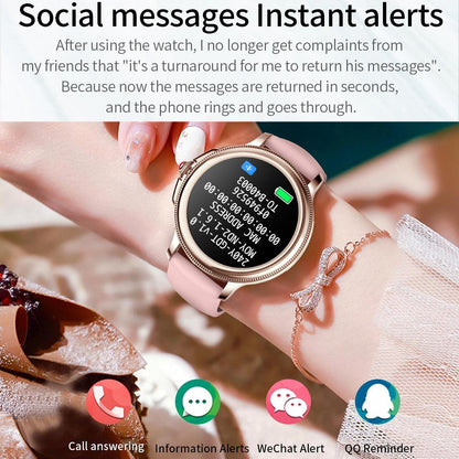 Smart Wristband With Waterproof Heart Rate And Blood Pressure Monitoring - Gold