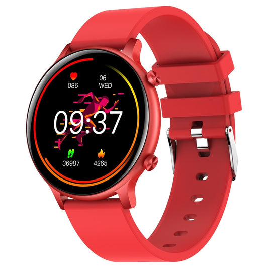 1.32 Inch Waterproof Smart Watch With Bluetooth Calling & Sleep Monitoring - Red