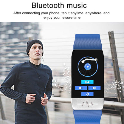 Waterproof Smart Bracelet With Blood Oxygen & Heart Rate Monitoring - Red