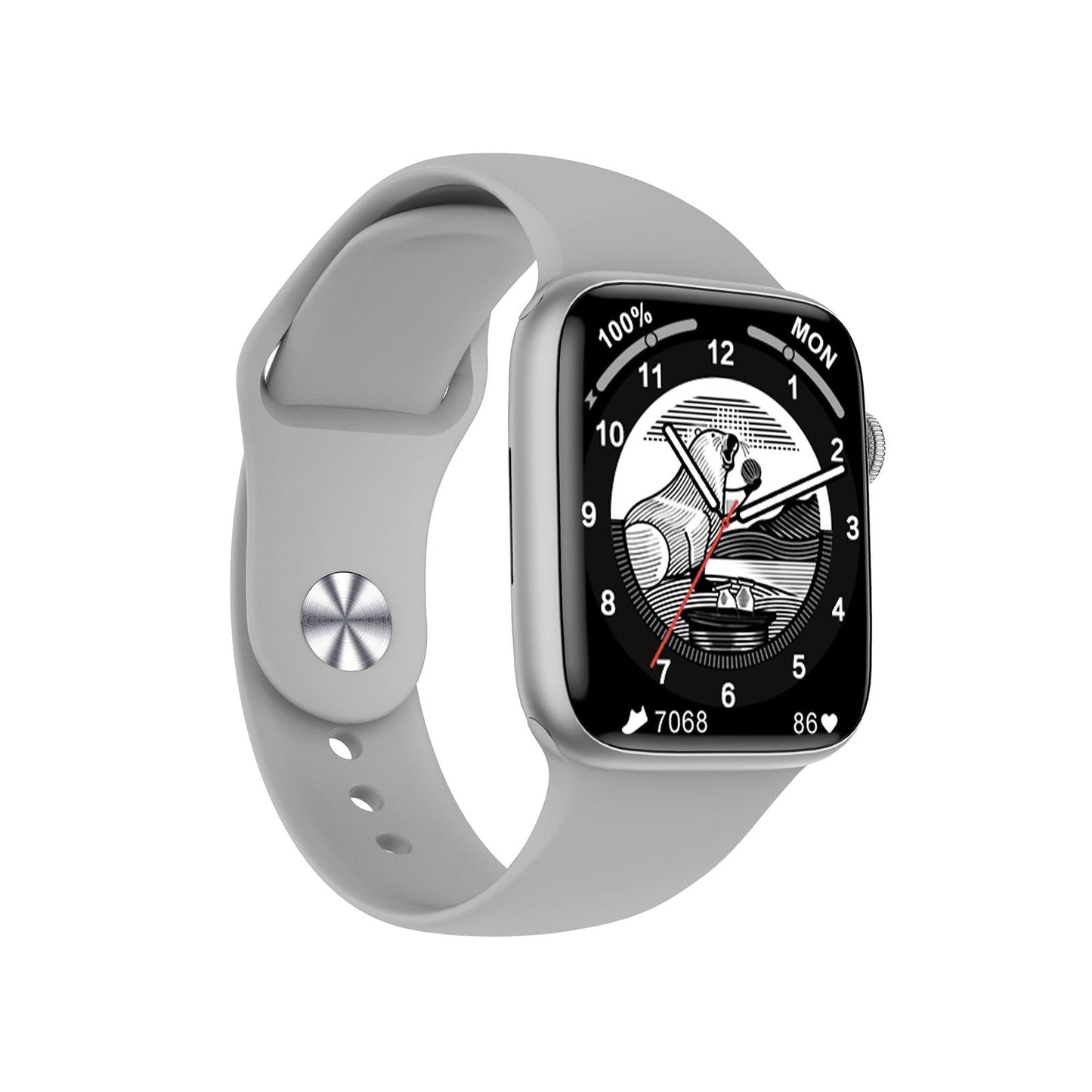 1.9 Inch Tft Screen Smart Watch Support Bluetooth Call / Menstrual Cycle Reminder - Black