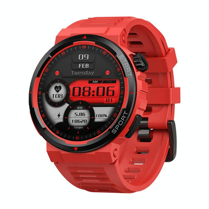 1.43 Inch Fitness & Wellness Smart Watch 24H Health Monitoring - Lava Black