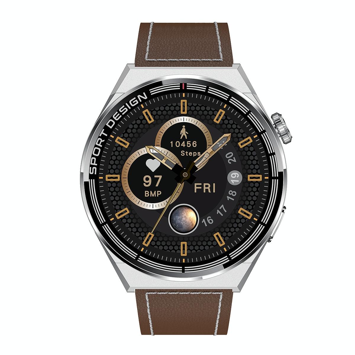 1.6 Inch Waterproof Smart Watch With Bluetooth Call & Nfc - Silver