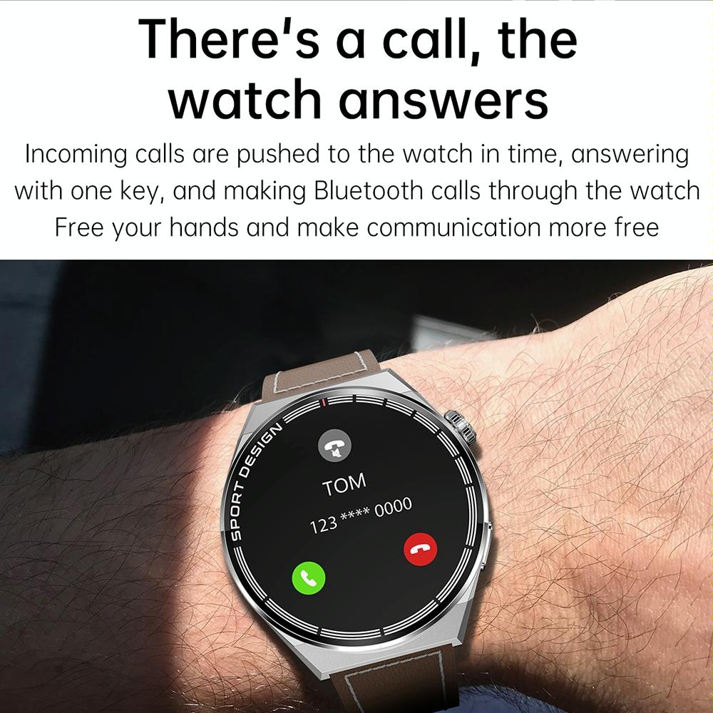 1.6 Inch Waterproof Smart Watch With Bluetooth Call & Nfc - Silver