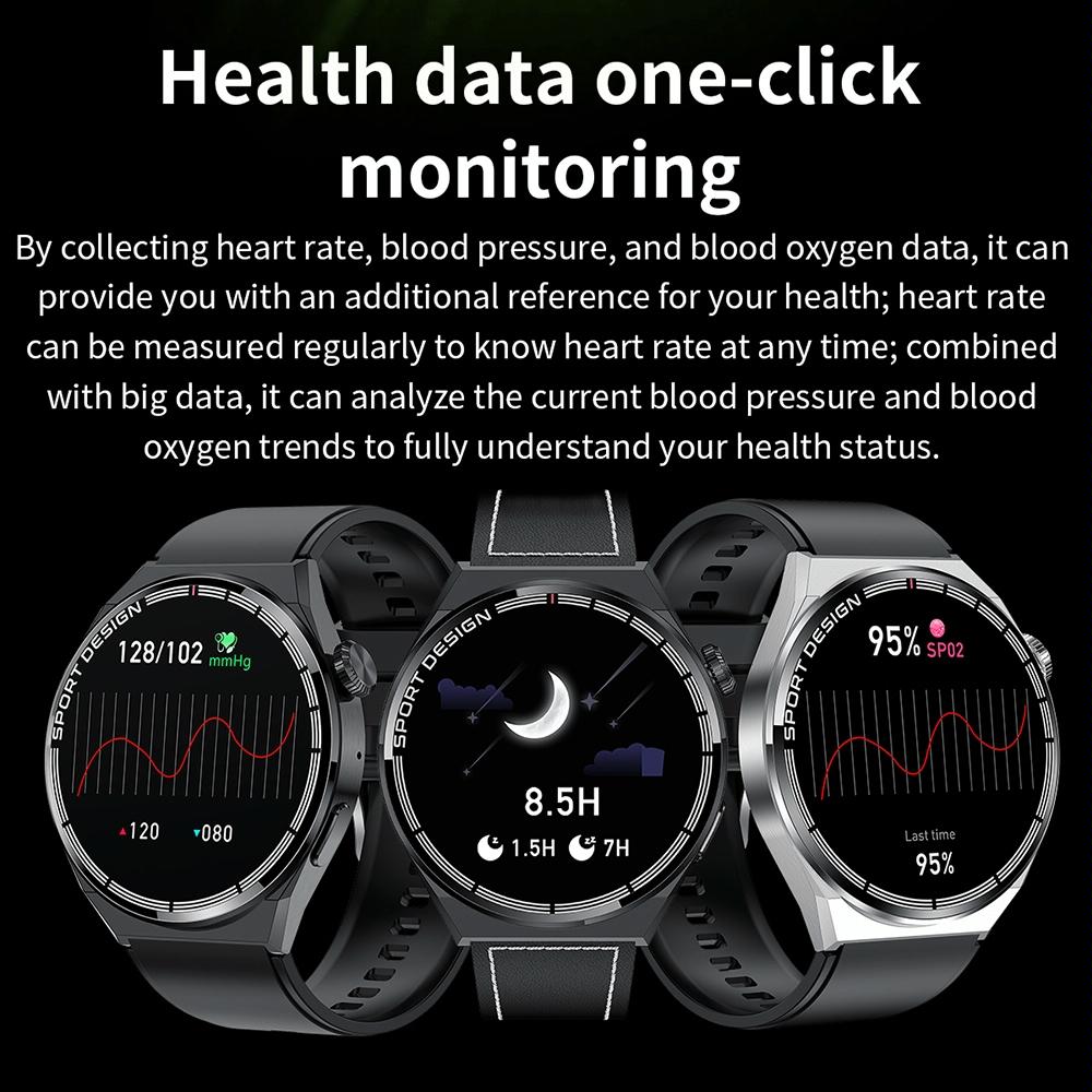 1.6 Inch Waterproof Smart Watch With Bluetooth Call & Nfc - Silver