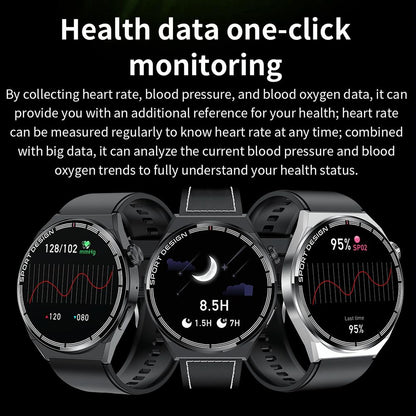 1.6 Inch Waterproof Smart Watch With Bluetooth Call & Nfc - Silver