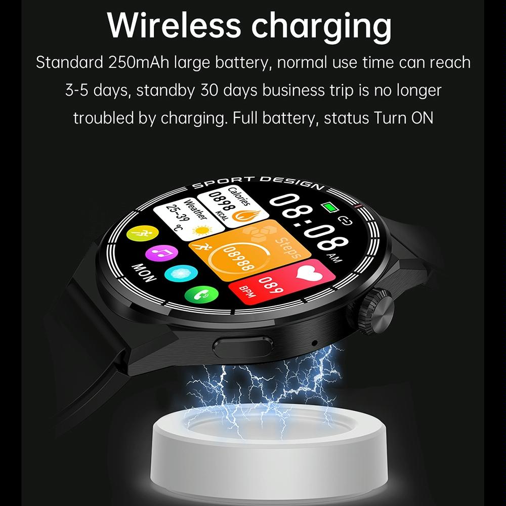 1.6 Inch Waterproof Smart Watch With Bluetooth Call & Nfc - Silver