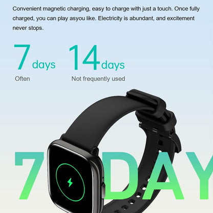 Waterproof Smart Watch With Blood Oxygen Monitoring - Ip68 - Black
