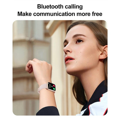 Waterproof Smart Watch With Blood Oxygen Monitoring - Ip68 - Black