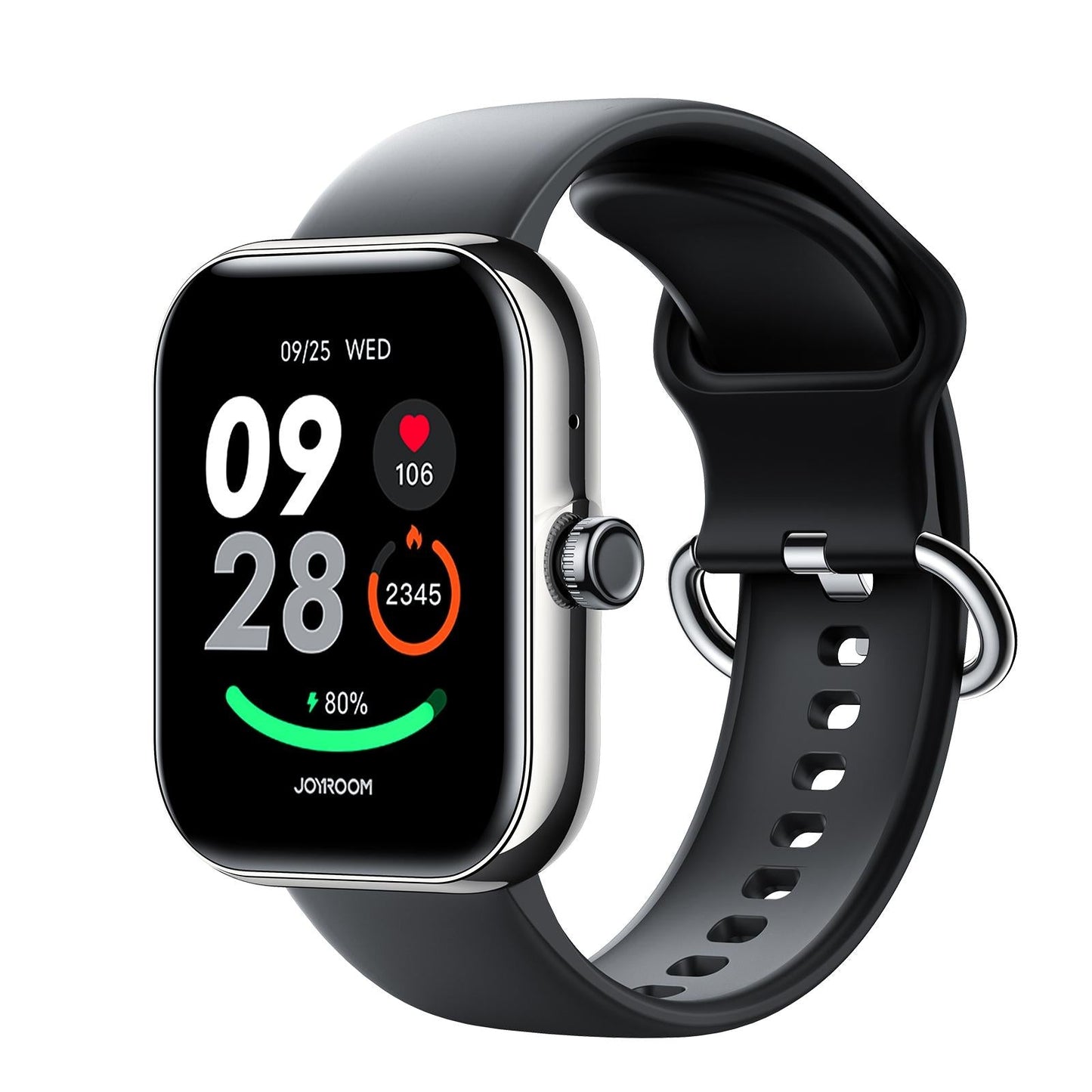 1.96 Screen Inch Smart Watch With Bt Call & Heart Rate - Graphite Black