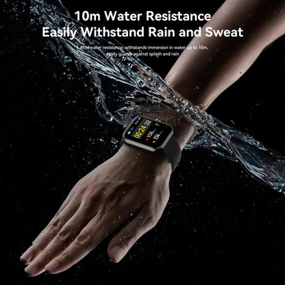 1.96 Screen Inch Smart Watch With Bt Call & Heart Rate - Graphite Black