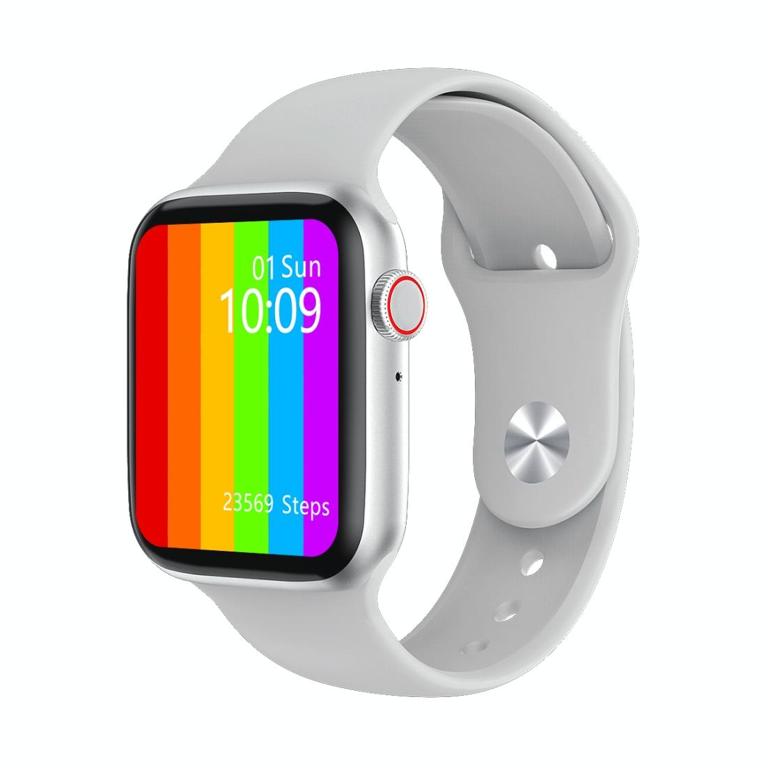 1.75 Inch Ips Smart Watch Waterproof Temp / Heart / Bp / Sleep Monitoring - White