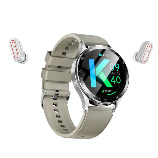 1.39 Inch Waterproof Bracelet Support Bluetooth Call / Nfc / Heart Rate - Silver