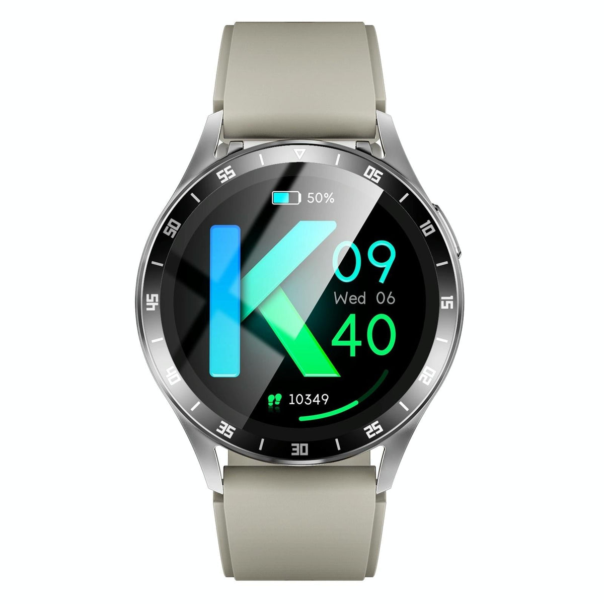 1.39 Inch Waterproof Bracelet Support Bluetooth Call / Nfc / Heart Rate - Silver