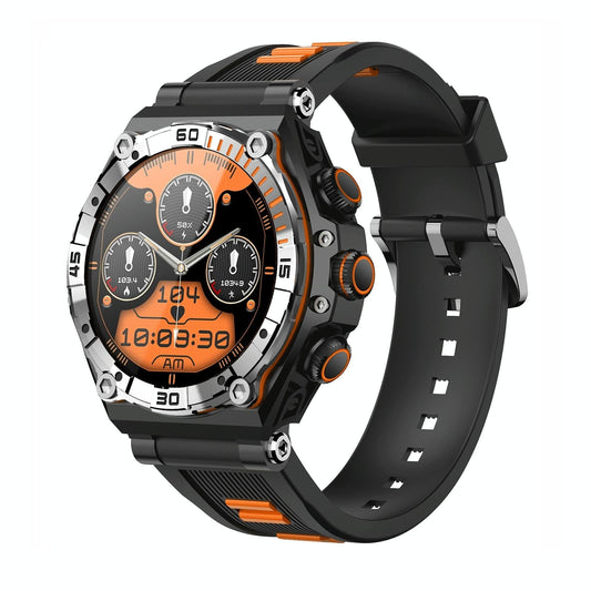 1.43 Inch Amoled Screen Smart Watch Supports Bluetooth Call / Blood Oxygen Detection - Orange