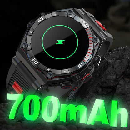 1.43 Inch Amoled Screen Smart Watch Supports Bluetooth Call / Blood Oxygen Detection - Orange