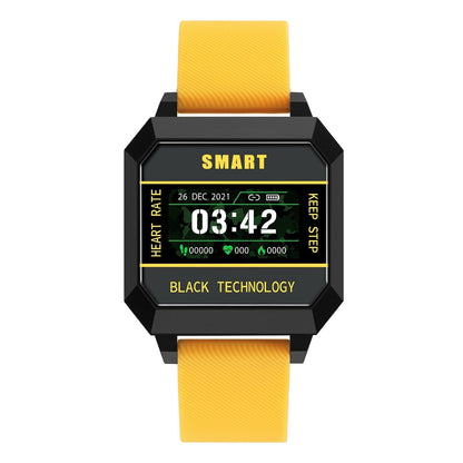 0.96 Inch Tft Screen Life Waterproof Smart Watch Support Sleep Monitoring / Heart Rate Monitoring / Blood Pressure Monitoring / Pulse Reminder - Yellow