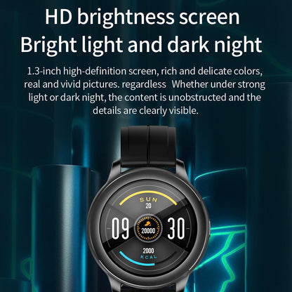 1.3 Inch Ips Colour Screen Ip67 Waterproof Smart Watch Support Sleep Monitor / Heart Rate Monitor / Blood Pressure Monitor - Blue