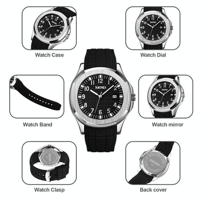 Waterproof Men Multifunctional Outdoor Watch - Coffee