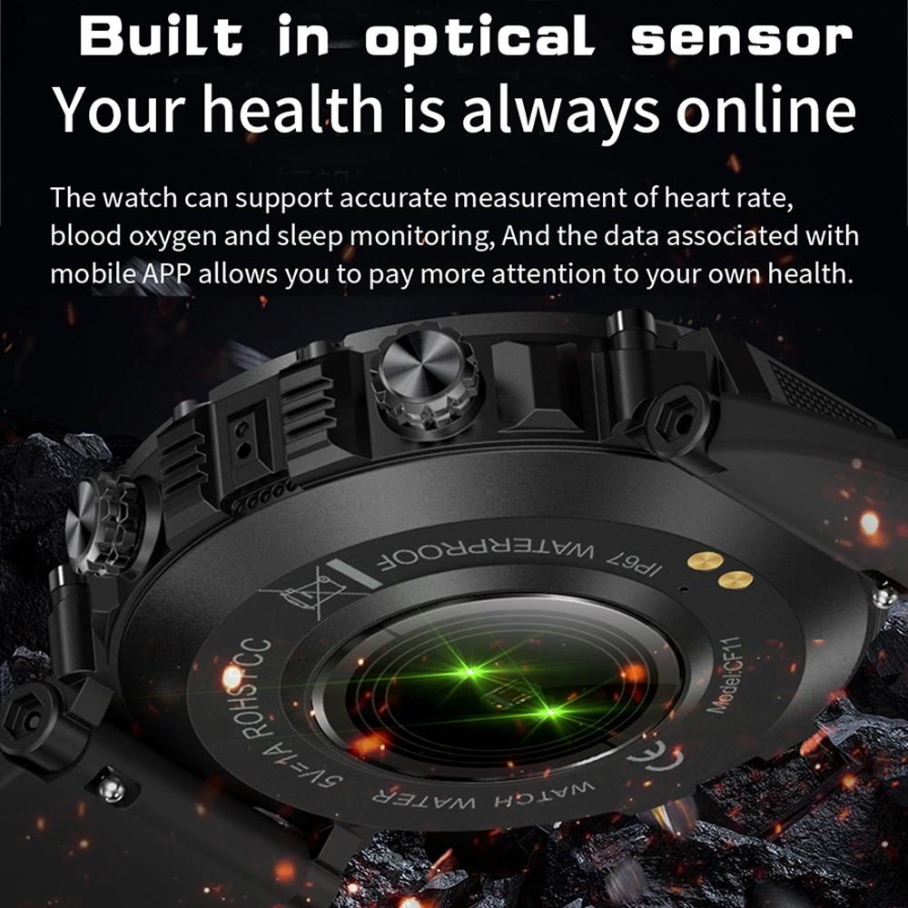 Smart Wristband With Waterproof Heart Rate And Blood Pressure Monitoring - Grey