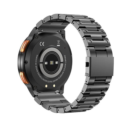 1.43 Inch Amoled Round Screen Steel Strap Smart Watch - Gold