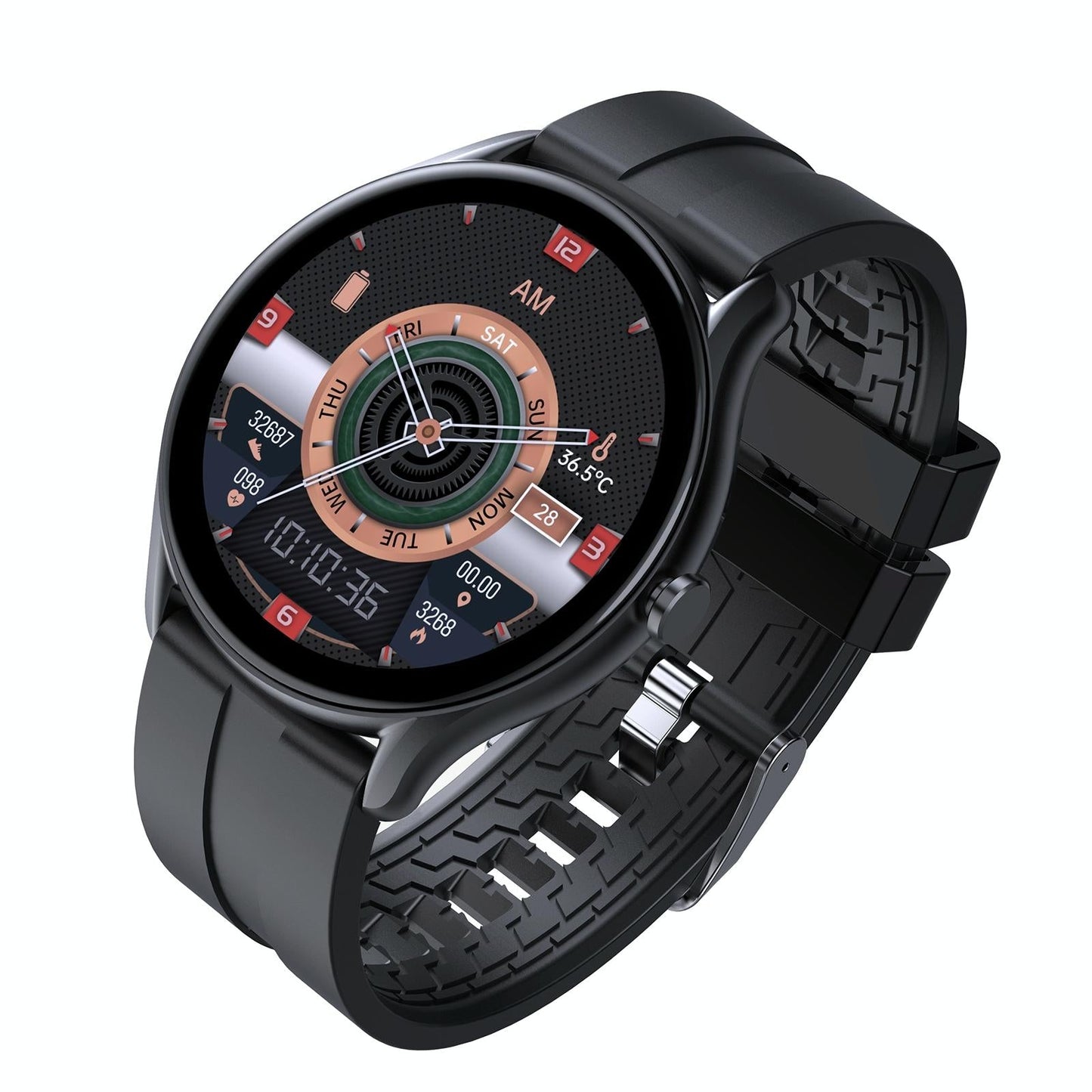 Smart Wristband With Sleep And Heart Monitoring Options - Rose Gold