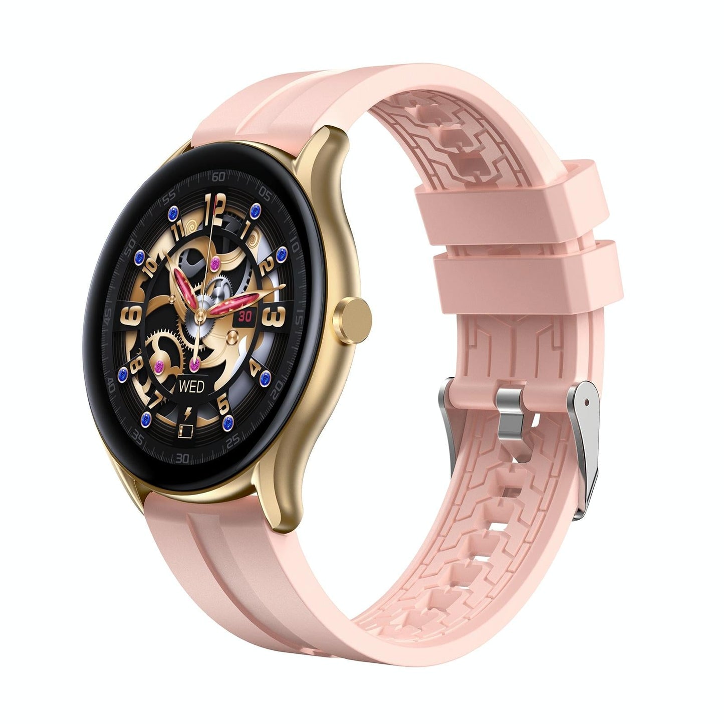 Smart Wristband With Sleep And Heart Monitoring Options - Rose Gold