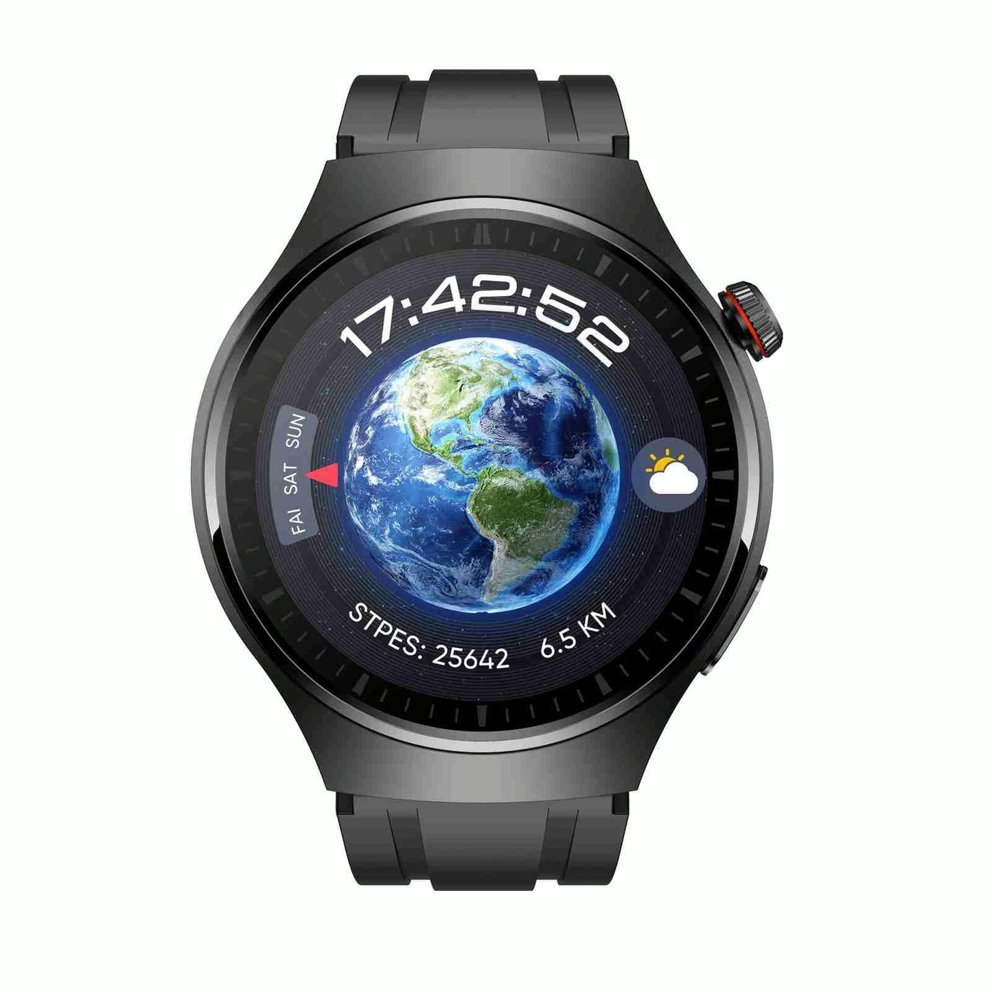 1.43 Inch Amoled Ip67 Smart Call Watch Support Ecg / Body Temperature / Blood Glucose Monitoring - Silver
