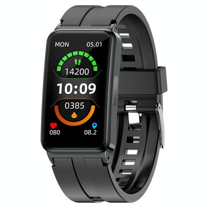 Smart Watch With Heart Rate And Blood Pressure Monitoring - Colour Screen - Pink