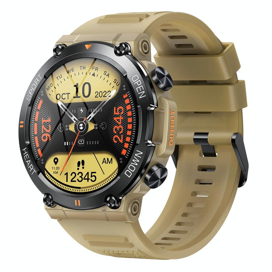 Smart Heart Rate And Blood Pressure Wristband - Monitor - Khaki