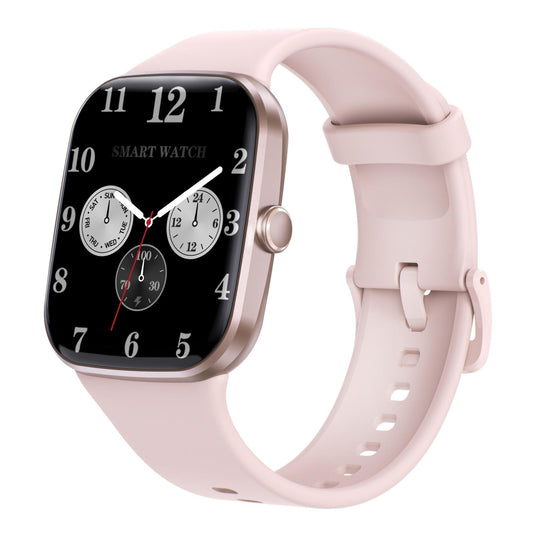 Ip67 Waterproof Smart Bracelet Bluetooth Call Fitness Tracker - Pink