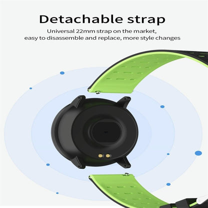 Smart Watch With Call Reminder And Health Monitoring - Blue