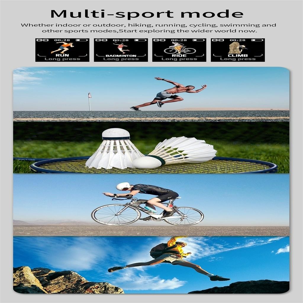 Smart Watch With Call Reminder And Health Monitoring - Blue