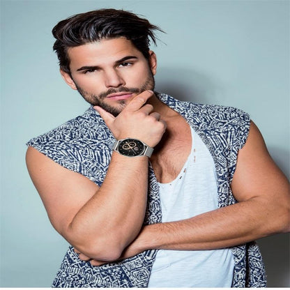 Smart Steel Watch With Colour Screen - Silver