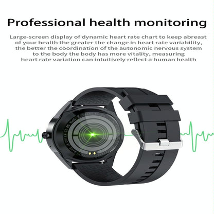 Waterproof Smart Watch With Heart Rate And Sleep Monitoring - Ip68 - Coffee