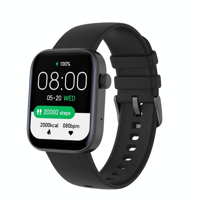 1.8 Inch Tft Screen Bluetooth Smart Watch Support Heart Rate Monitoring & 100+ Sports Modes - Red Blue