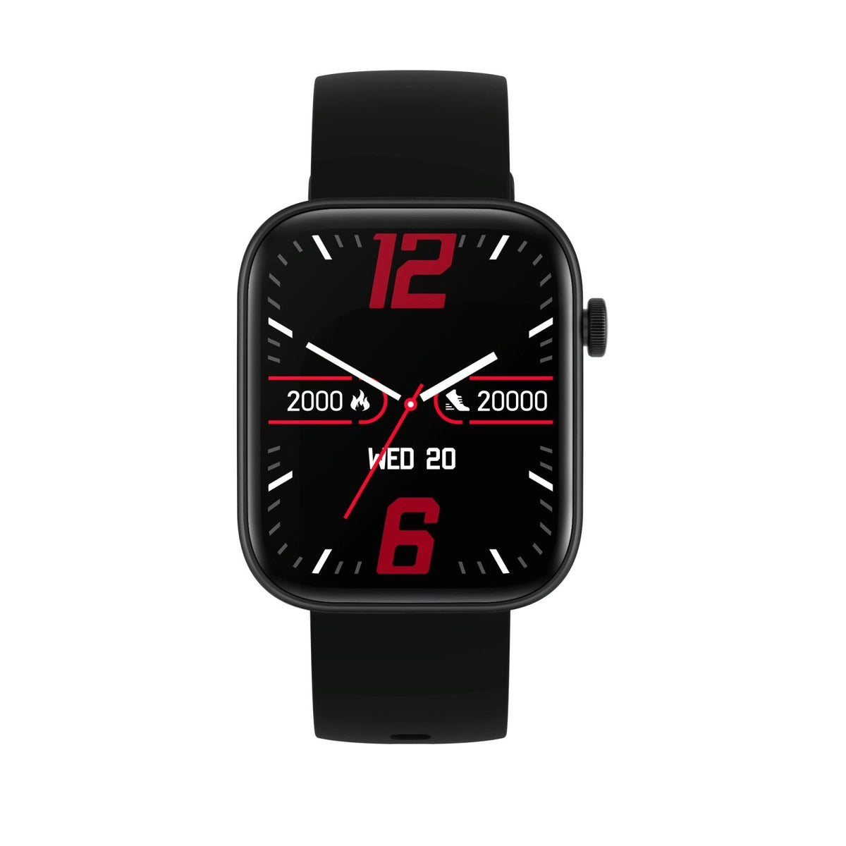 1.8 Inch Tft Screen Bluetooth Smart Watch Support Heart Rate Monitoring & 100+ Sports Modes - Red Blue