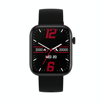 1.8 Inch Tft Screen Bluetooth Smart Watch Support Heart Rate Monitoring & 100+ Sports Modes - Red Blue