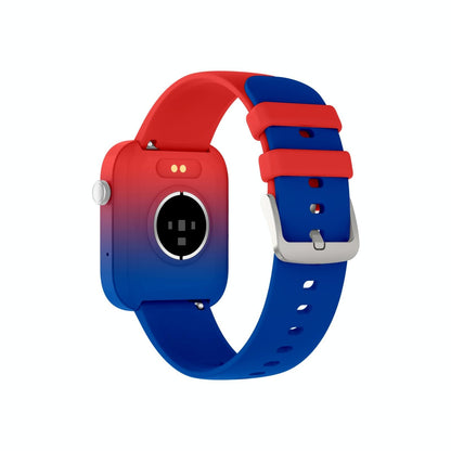 1.8 Inch Tft Screen Bluetooth Smart Watch Support Heart Rate Monitoring & 100+ Sports Modes - Red Blue