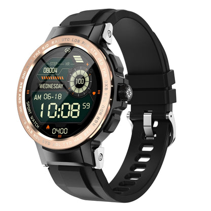 Waterproof Smart Watch With Colour Screen - Ip68 - Gold