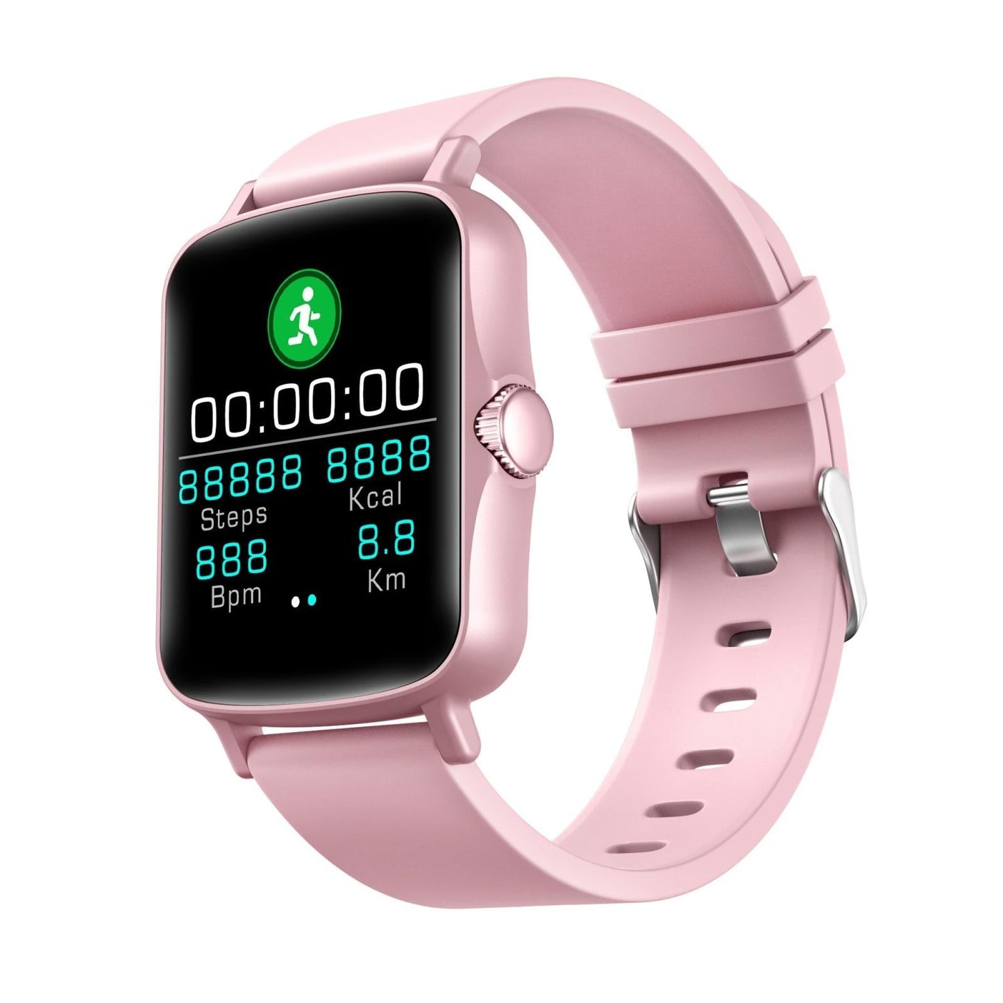 1.44 Inch Ip67 Waterproof Smart Watch With Hd Touch Screen - Black